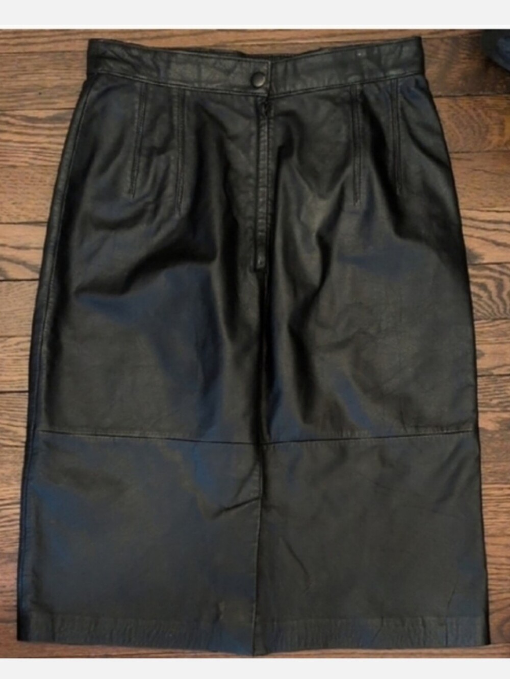 2/$20 Evan Davies Real Leather Pencil Skirt
